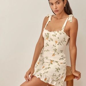 Reformation Christine Dress in Citron size 0